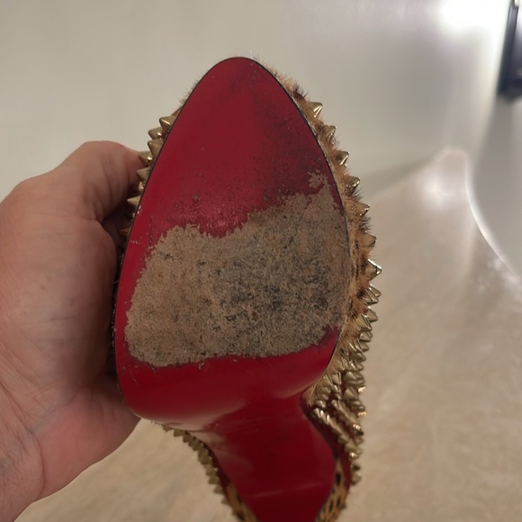 Christian Louboutin Platform Sandals Size 37. - Picture 9 of 15